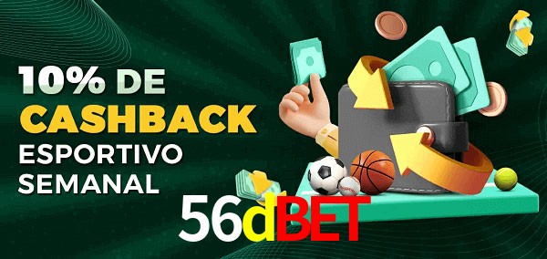 10% de bônus de cashback na 56dbet
